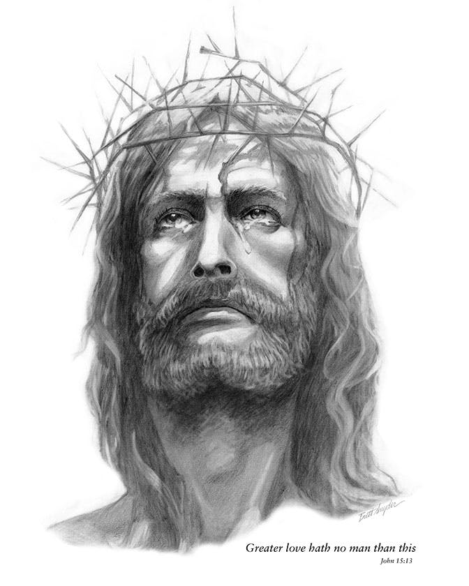 Crown of Thorns by Brett Snyder. Free Jesus Christ Art.