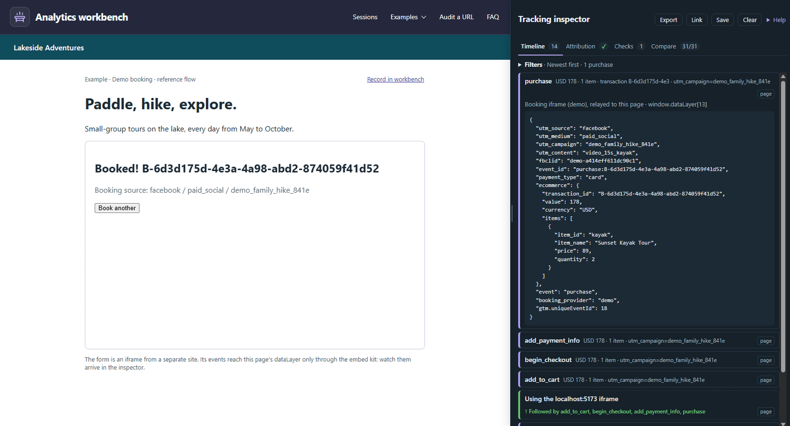 Analytics Workbench hero image