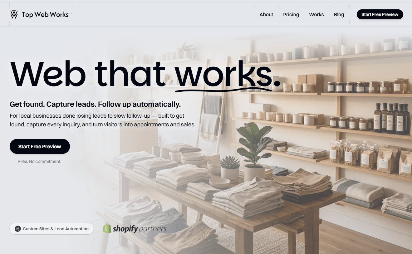 Top Web Works Rebrand preview
